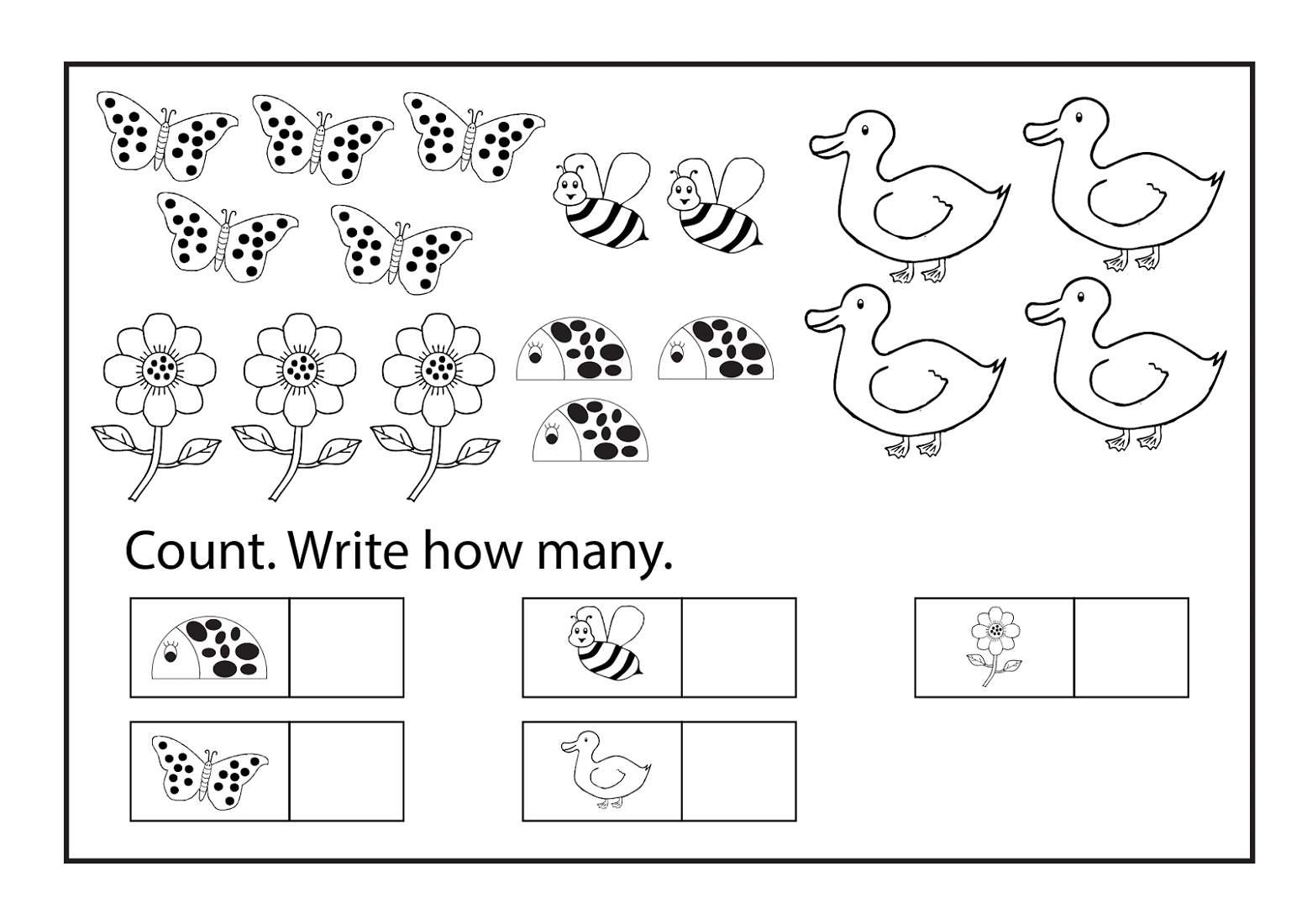 Printable Worksheets For 5 Year Olds
