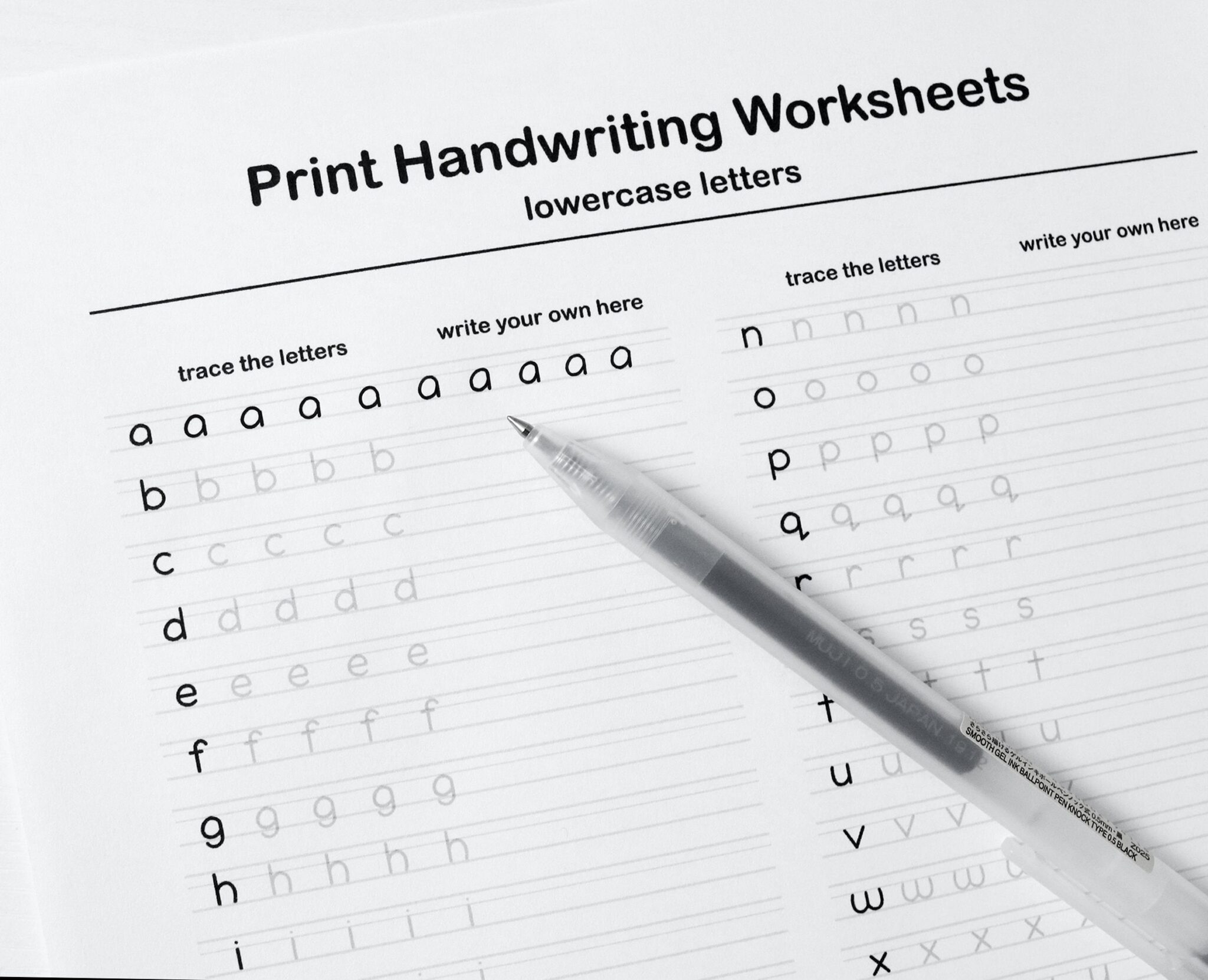 Print Handwriting Worksheets For Adults - Printable Worksheets