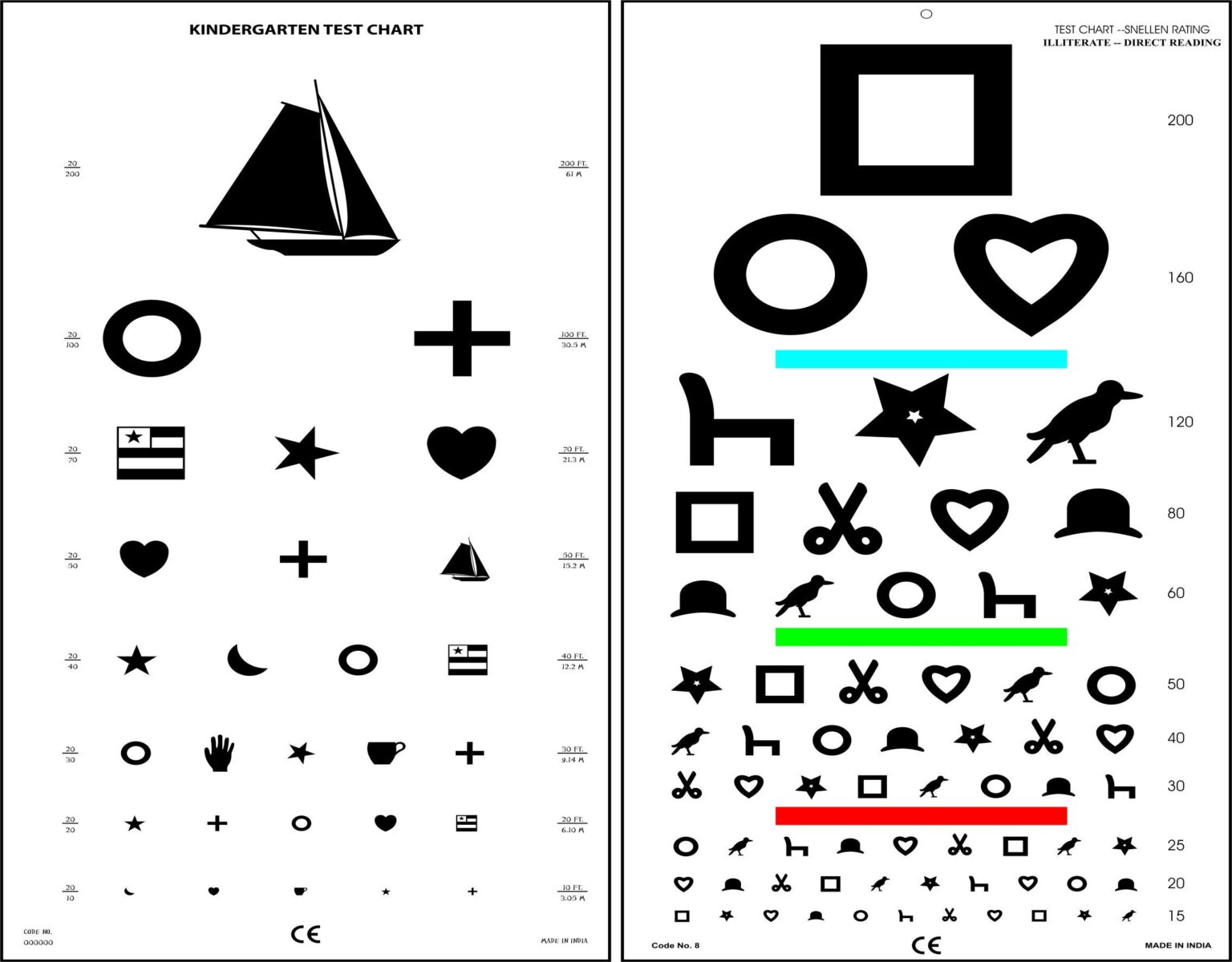 Printable Snellen Chart For Children - Printable Worksheets