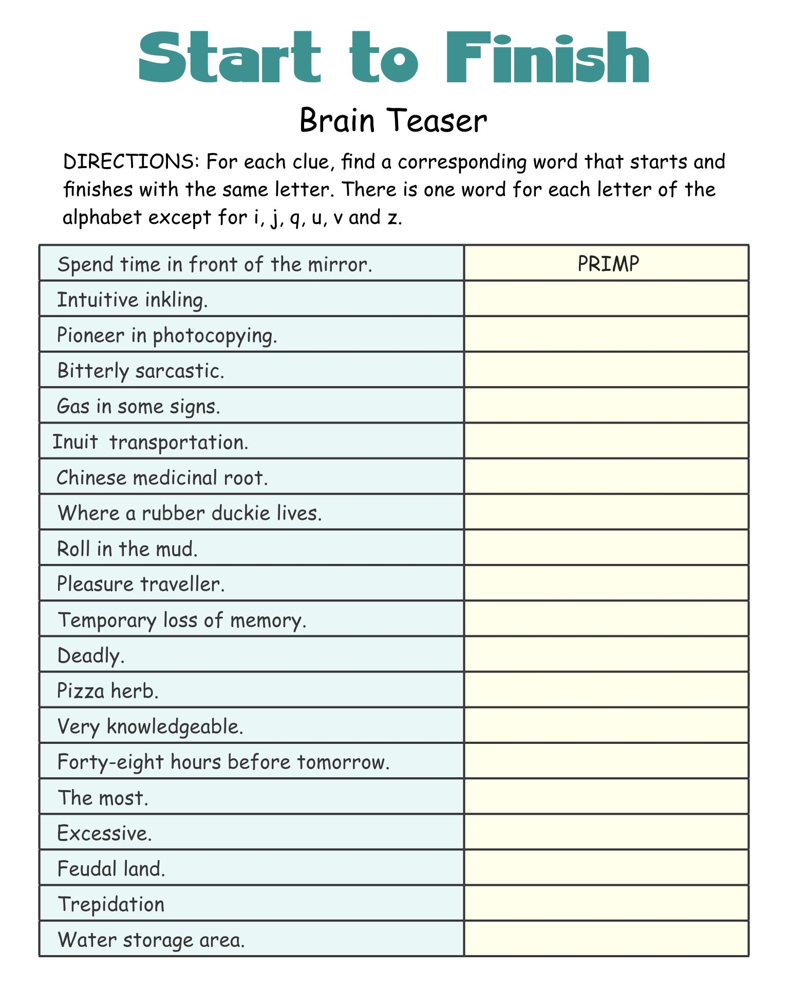 10 Best Adult Cognitive Worksheets Printable Printablee