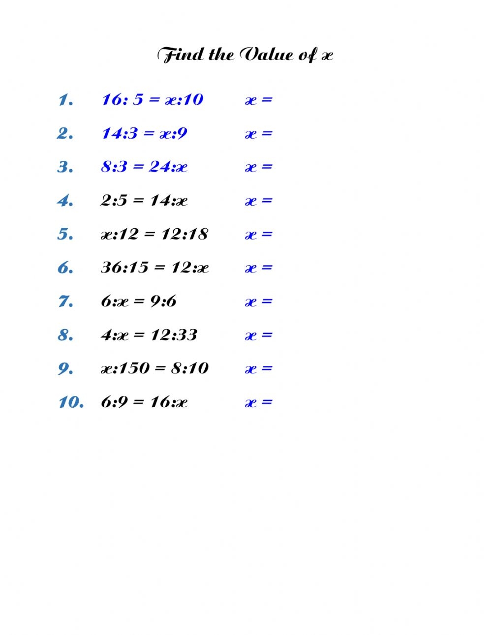 Cross Multiplication Worksheets Pdf Printable Worksheets