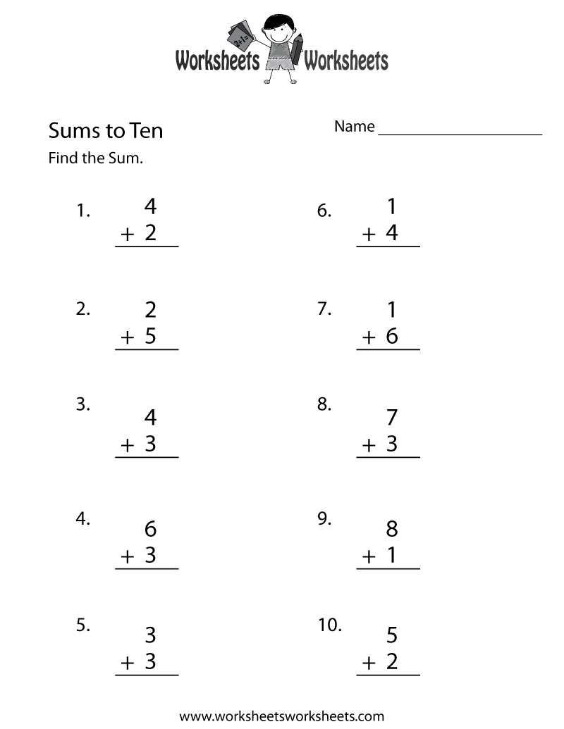 Simple Addition Worksheet Free Printable Educational Worksheet Addition Worksheets Math Addition Worksheets Kids Math Worksheets