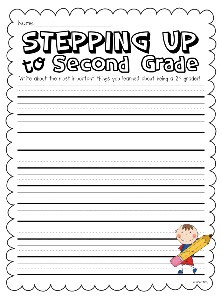 Step Up Day End Of The Year Writing Printables pdf First Grade Writing Second Grade Writing 1st Grade Writing