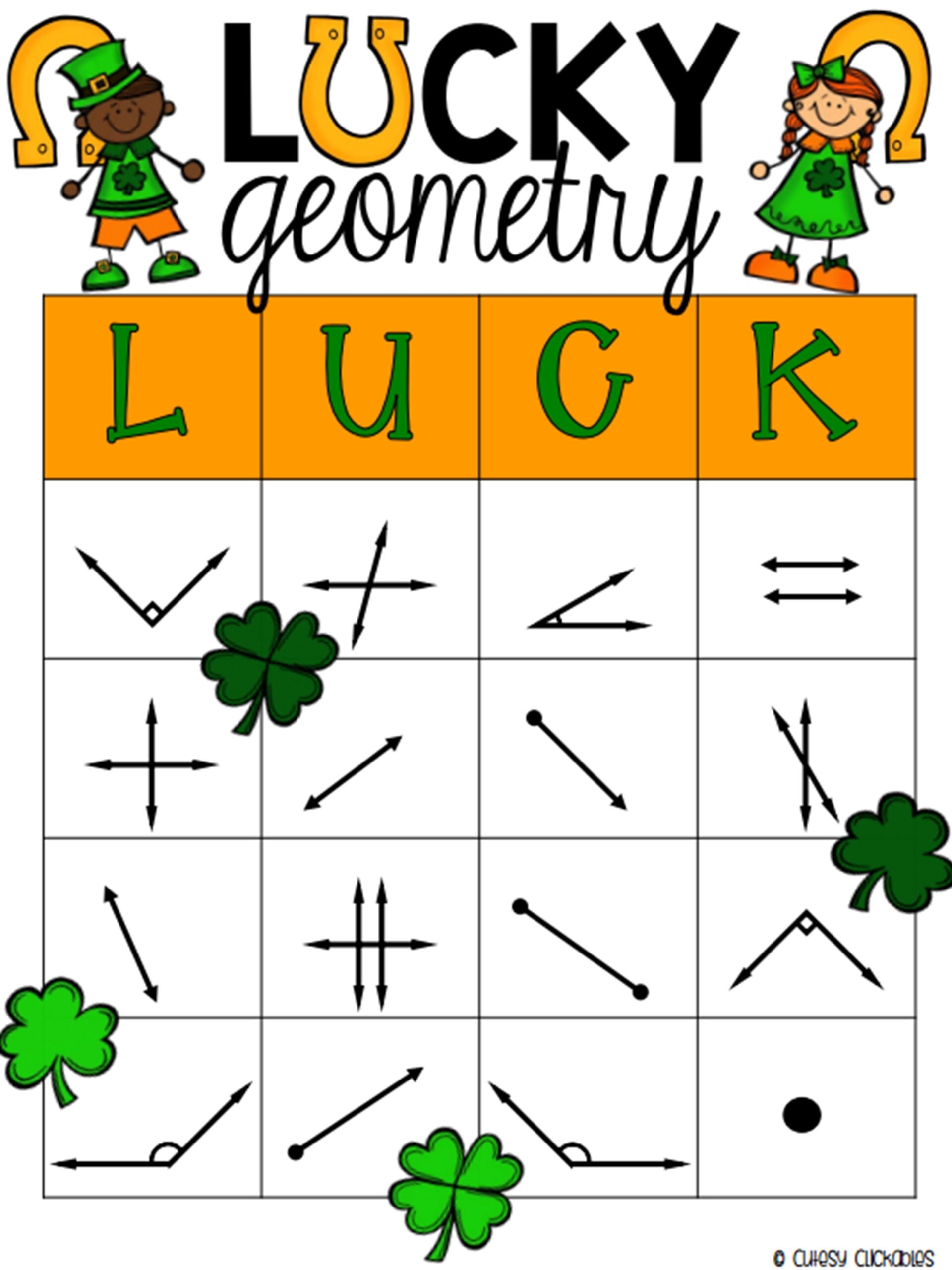 St. Patrick's Day Multiplication Worksheets