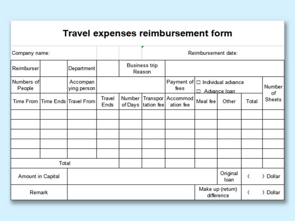 Ten Best Travel Budget Template Excel Free Spreadsheet WPS Office Academy