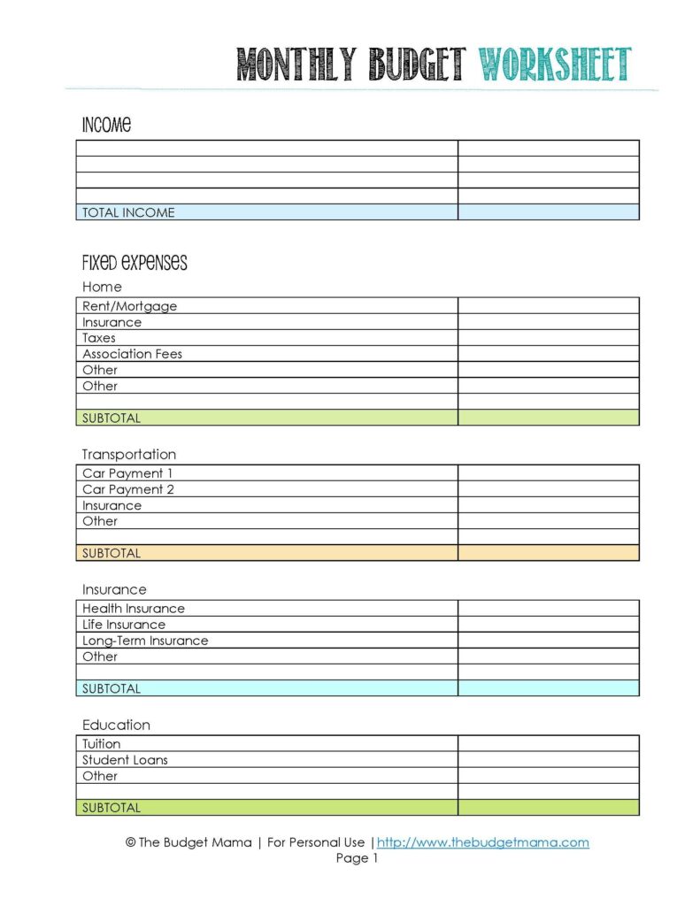 The Beginner s Guide To Budgeting Jessi Fearon Simple Budget Worksheet Budgeting Worksheets Printable Budget Worksheet