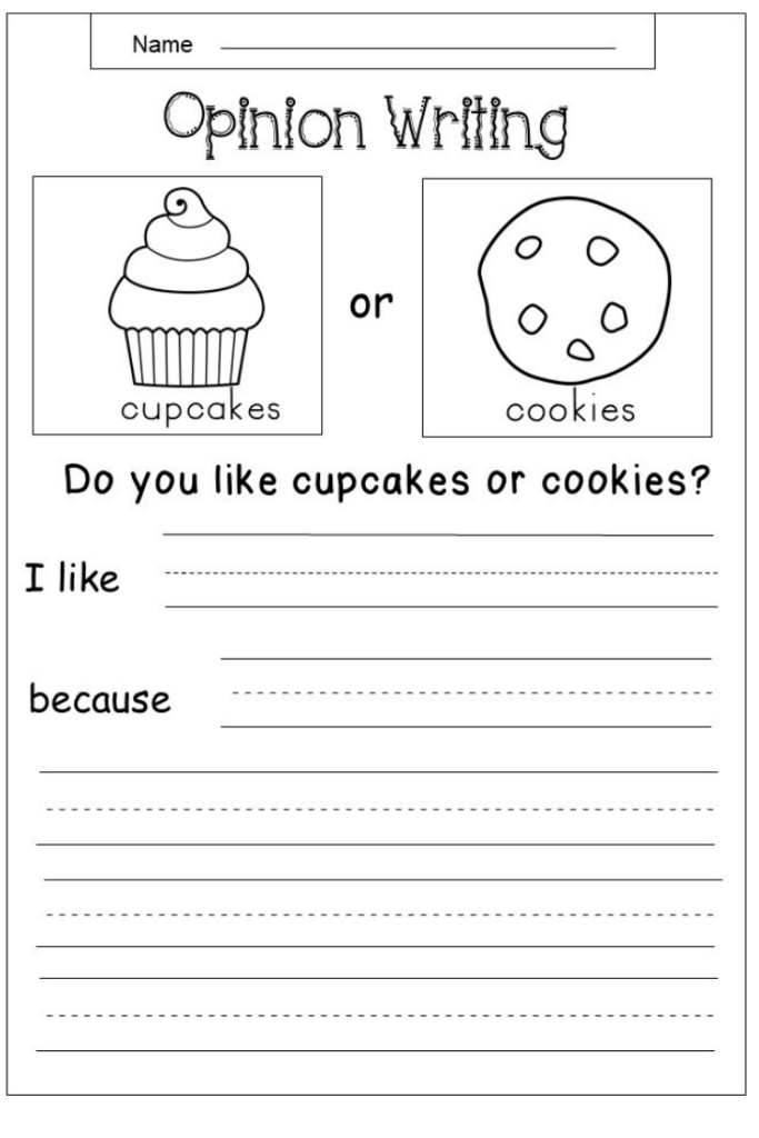 Free Printable Kids Writing Worksheets