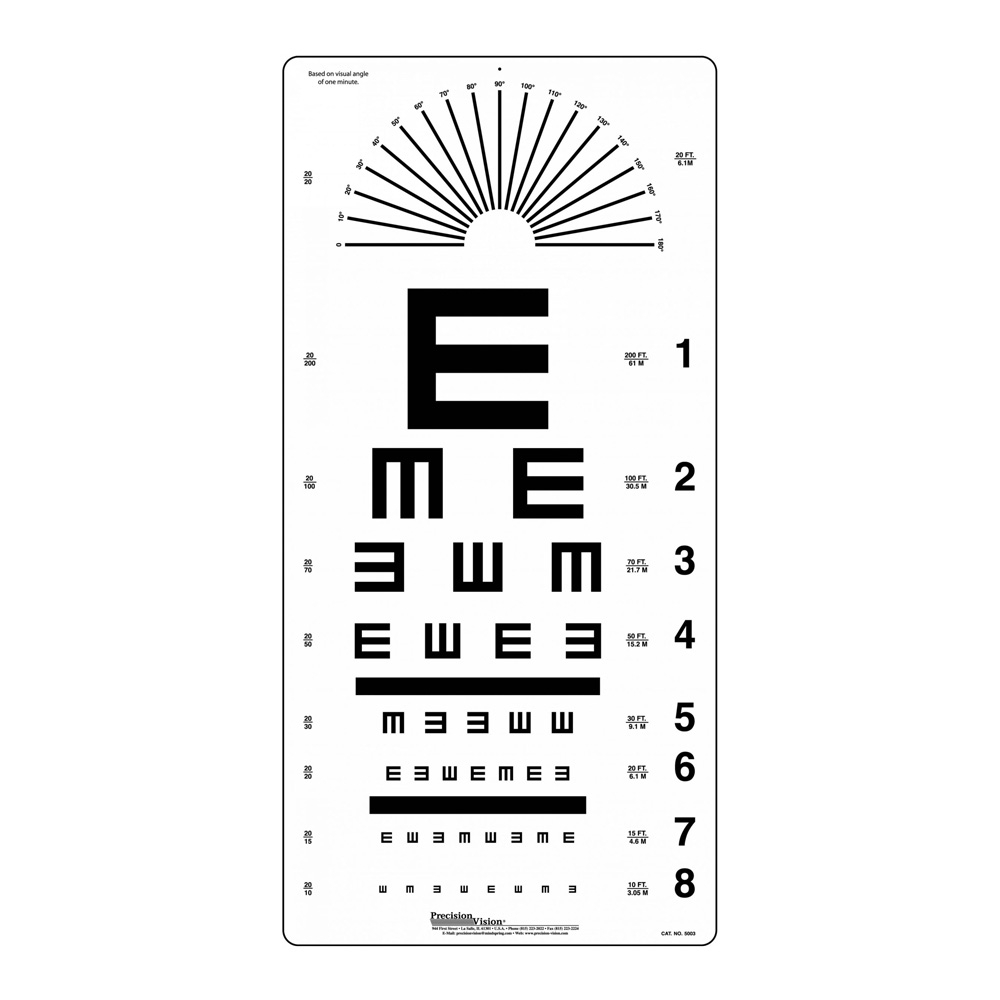 Tumbling E Eye Chart Pdf