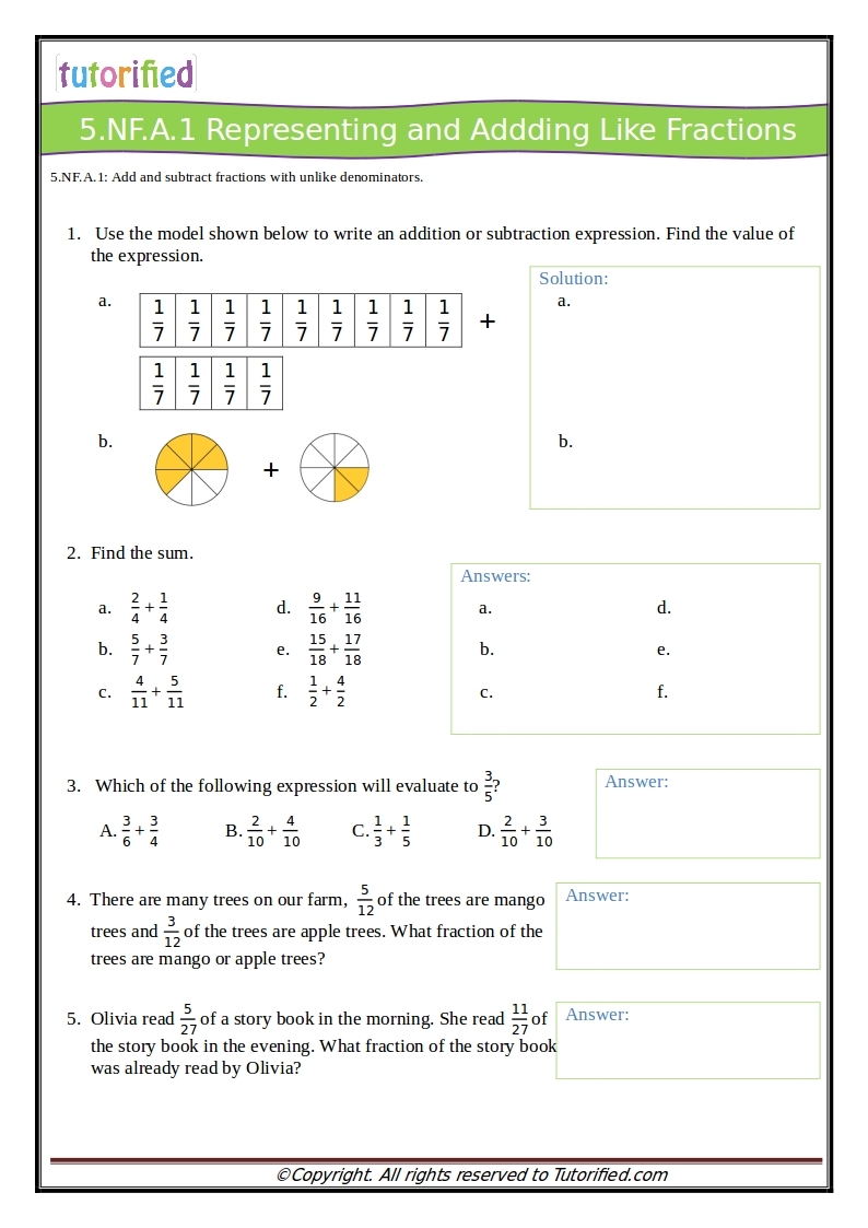 5th Grade Applied Math Printable Worksheets Printable Worksheets