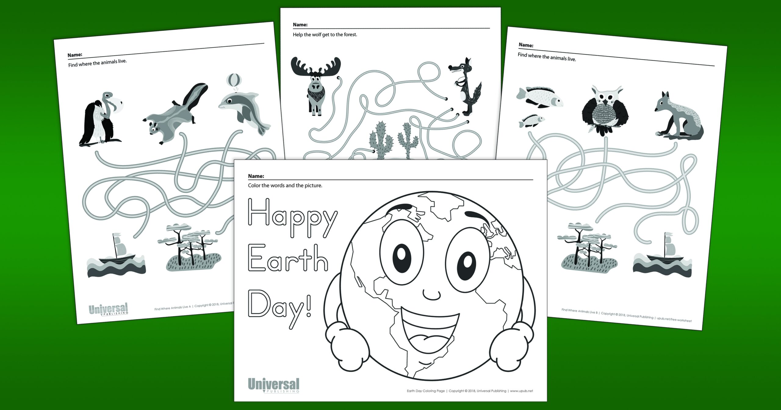 Earth Day Activities Free Printables Universal Publishing