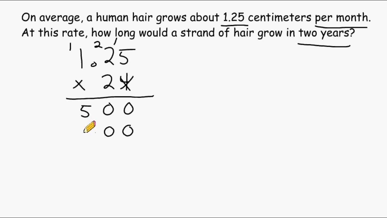 Word Problems Decimal Multiplication YouTube