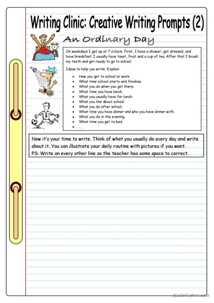 Creative Writing Pdf Worksheets