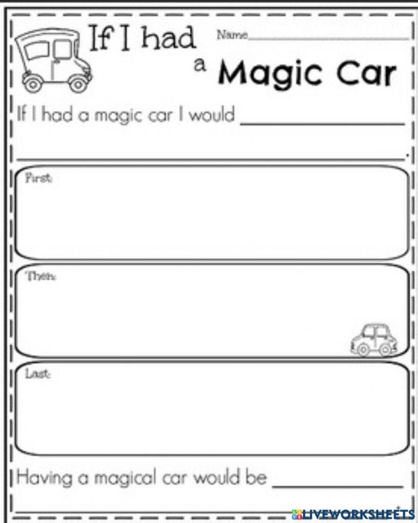 Writing Worksheets For First Graders