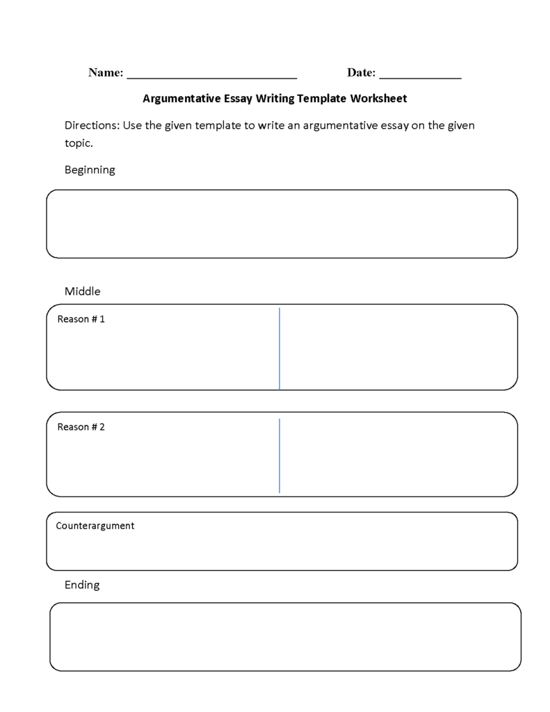 Free Printable Essay Writing Worksheets